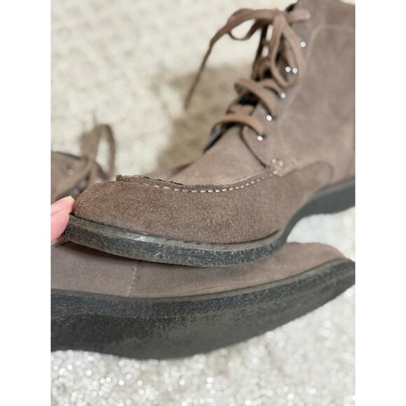 Andrew Marc Borden NYBORDNS Mens Brown Suede Casual Dress Boots sz 11.5 main image 9